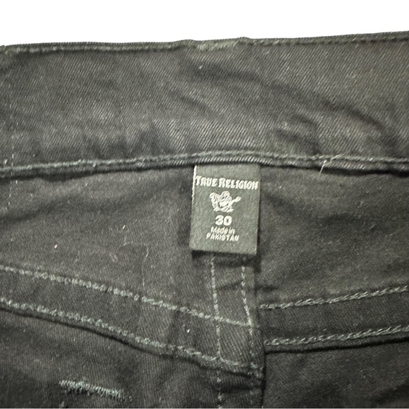 True Religion Buddha World Tour Geno Relaxed Slim Black Wash Jeans Sz 30x32 NWT - Picture 5 of 16